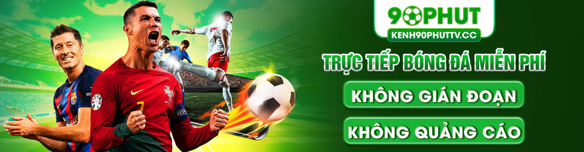 Xem mọi trận bóng đá trực tiếp trên 90PhutTV